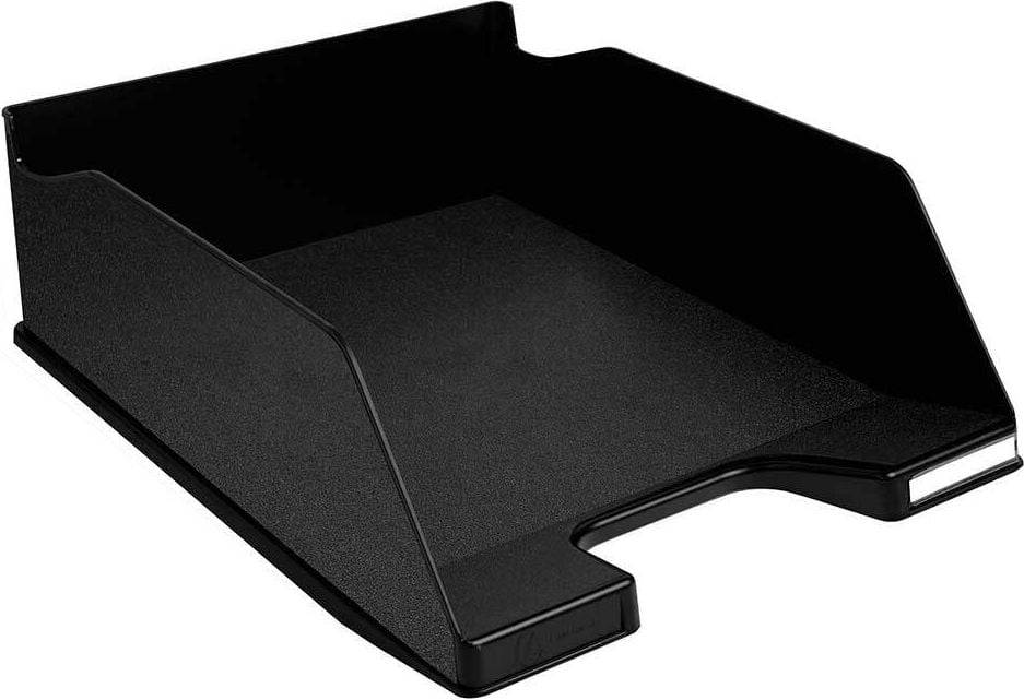 Ablagekorb Exacompta Maxi-combo 2 classic 11514D/11523D, A4, 10,3cm hoch, Polystyrol (PS), schwarz
