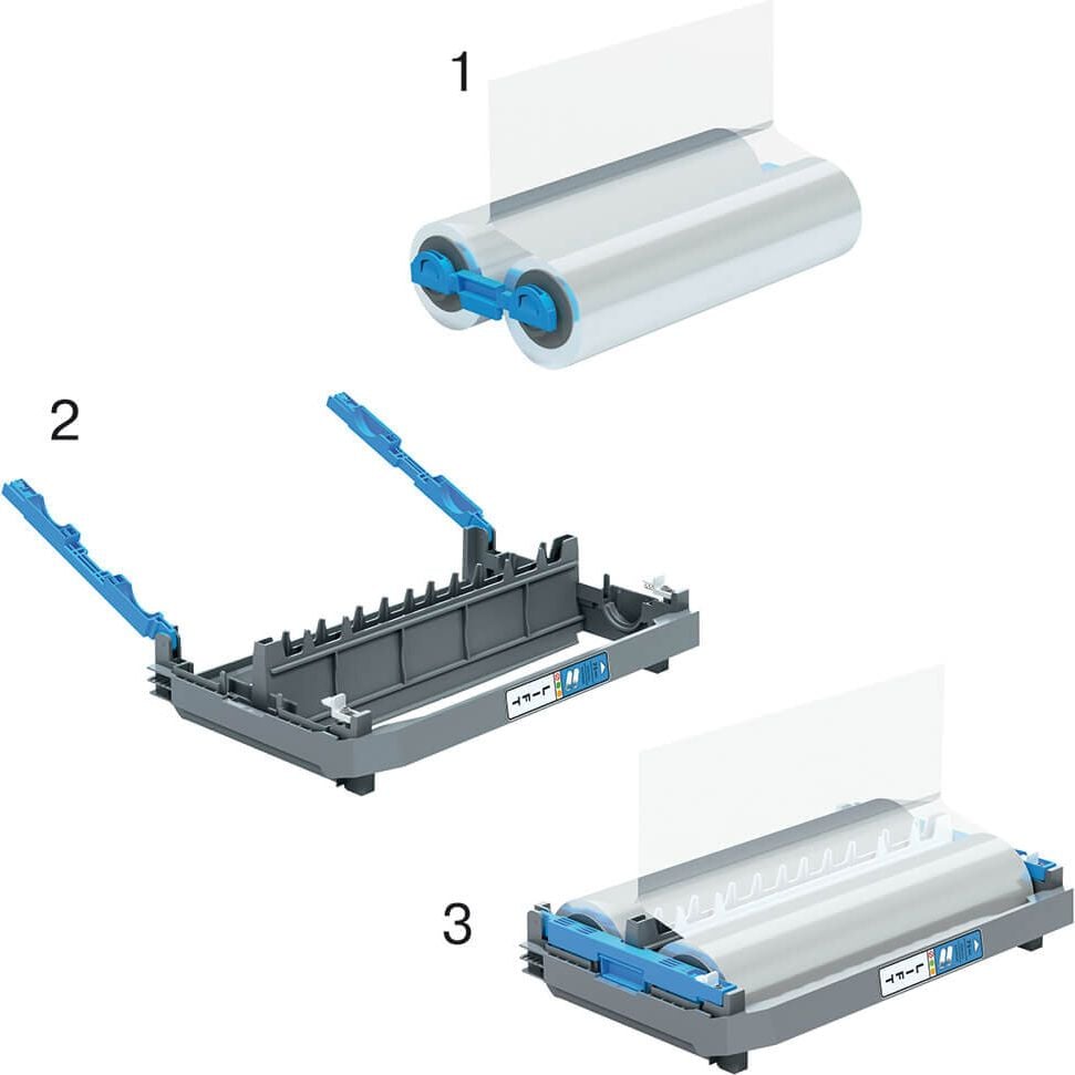 Ersatz-Laminierrollen GBC Foton 30 4410027, für A4 (297mm x 42,4m), 100mic, hochglänzend
