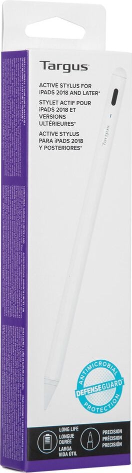 Eingabestift Targus Active Stylus AMM174AMGL, für iPads ab 2018 und iOS 12.2 oder höher,
antimikrobieller Schutz, weiß