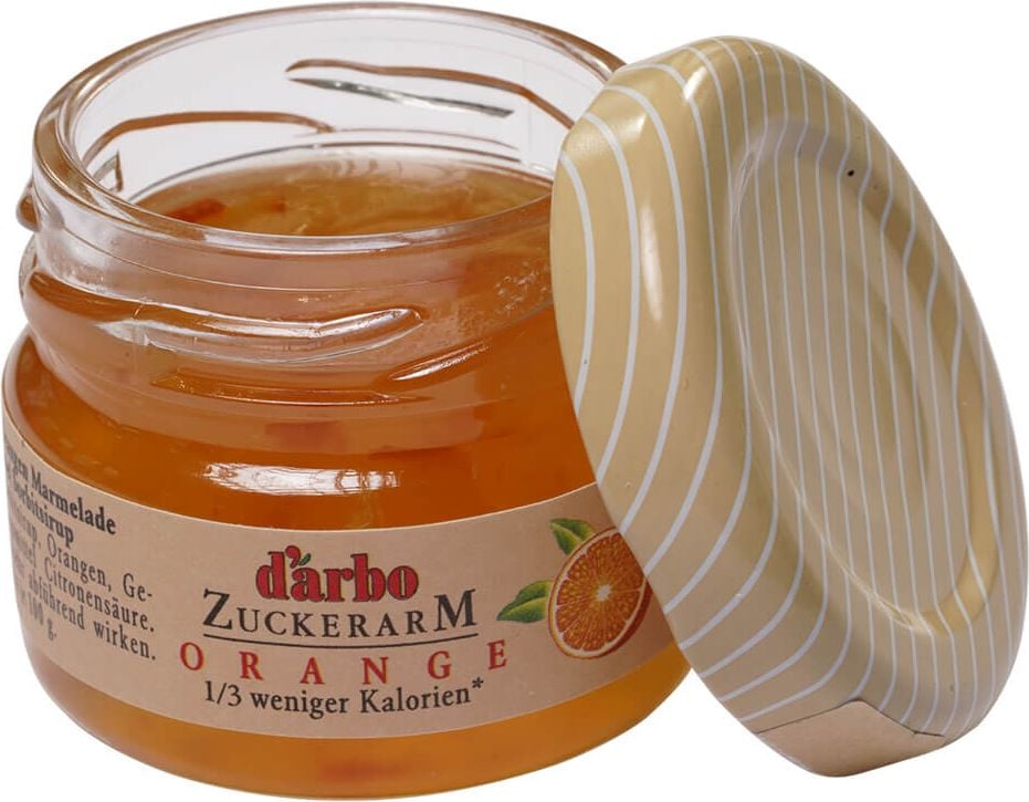 Marmelade Darbo Orange Zuckerarm 70000039, Orange Zuckerarm, 60 Minigläser á 28 g