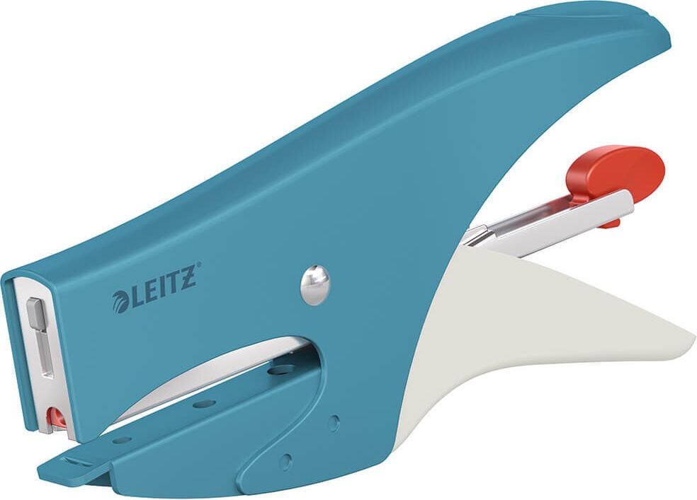 Heftzange Leitz Cosy 5645, bis 15 Blatt, Einlegetiefe: 50 mm, für Nr. 10
Klammern, blau