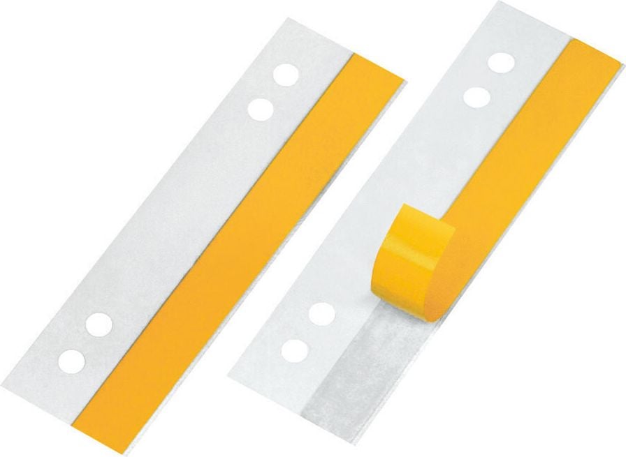 Abheftstreifen Veloflex Heftfix 2002010, selbstklebend, 30x105mm, Pack 10 Stück