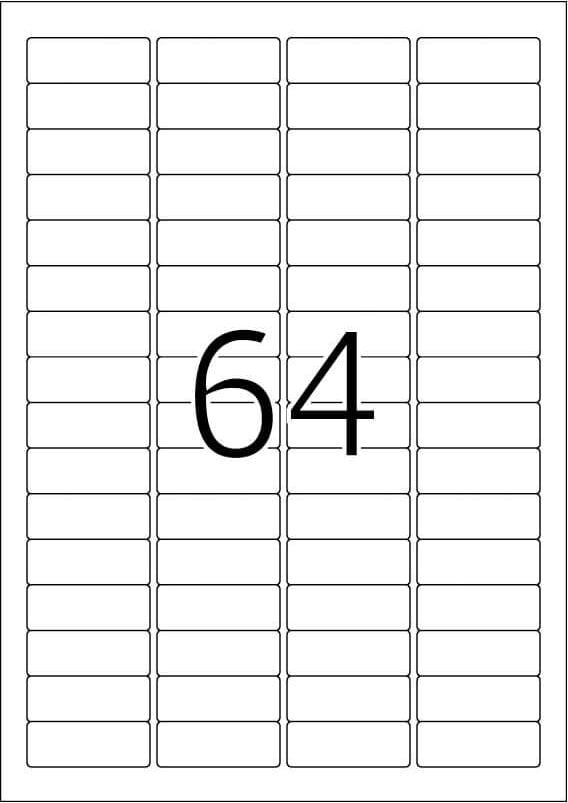 Sichtreiteretiketten Herma 4201 Ablösbare Etiketten, 45,7x16,9mm, auf A4, weiß,
Pack 25 Bl/1600 St.