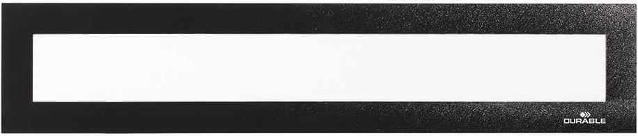 Inforahmen Durable DURAFRAME Magnetic Top 4987, 297x40mm, Rückseite magnetisch, Pack 5 Stück, schwarz