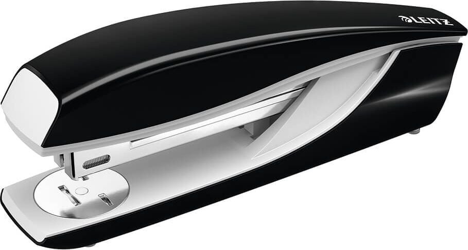 Heftgerät Leitz New NeXXt 5504, bis 40 Blatt, Einlegetiefe: 60mm, für 24/6,
24/8 und 26/6 Klammern, schwarz