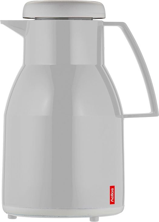 Isolierkannen Helios Wash 2744, Inhalt: 1 Liter, Kunststoff, spülmaschinenfest, Drehverschluss, grau