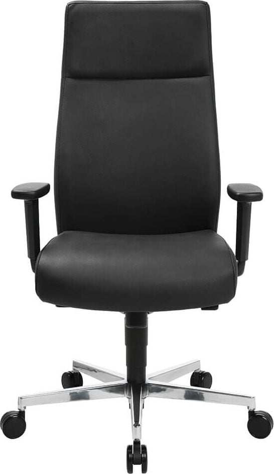 Bürodrehstuhl Topstar Chefsessel Profi 80 PPC49WTW2A80, Echtleder schwarz, Armlehnen,
Multifunktionsrollen, bis 110 kg, schwarz