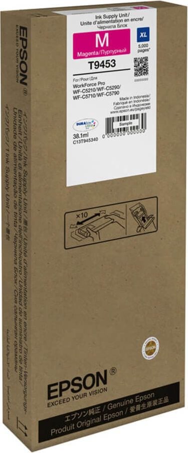 Epson Tintenpatrone T9453 XL, magenta, 38,1ml, 5.000 Seiten