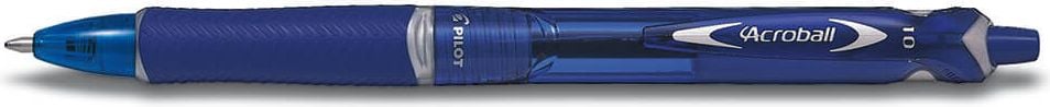 Kugelschreiber Pilot Begreen Acroball BAB-15M-BG 2067, 0,4mm, Mehrweg, Gehäusefarbe=Schreibfarbe, blau