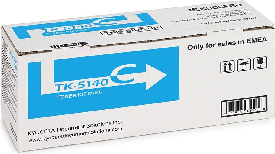 Kyocera Lasertoner TK-5140C, cyan, 5.000 Seiten