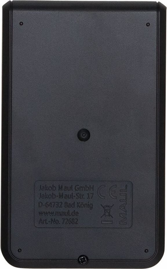 Taschenrechner Maul ECO 250 7268290, 8-stelliges LC-Display, Solarbetrieb, Blauer Engel, schwarz