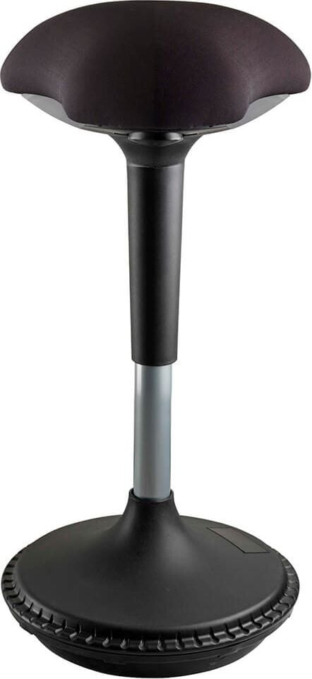 Sitzhocker Unilux MOOVE 400110242, Mehrzweck-Hocker, 63-89cm Sitzhöhe, schwarz, schwarz
