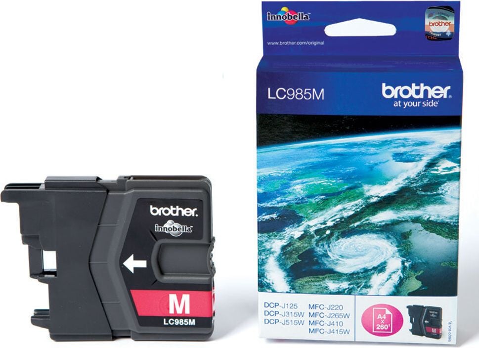 Brother Tintenpatrone LC-985M, magenta, 260 Seiten
