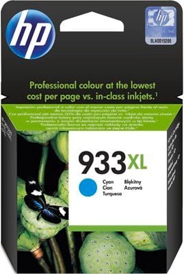 HP Tintenpatrone CN054AE Nr. 933XL, cyan, 825 Seiten