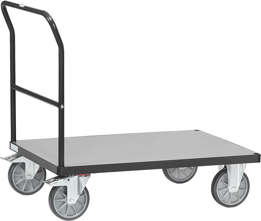 Transportwagen fetra Schiebebügelwagen 2503 GREY EDITION, 120x80cm Ladefläche, 1 Boden, bis 600kg
