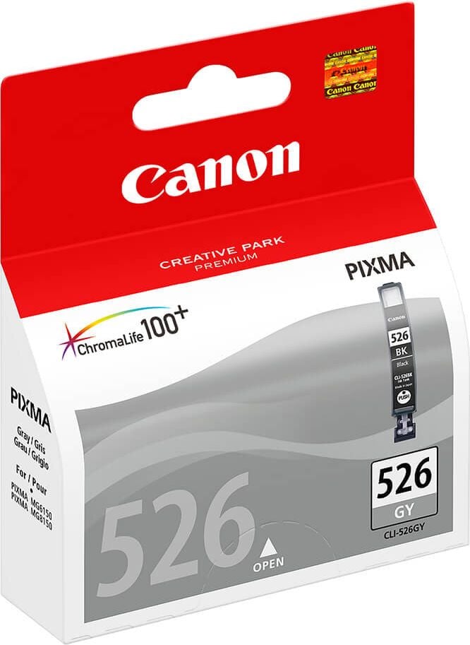 Canon Tintenpatrone CLI-526GY, grau, (4544B001), 9ml