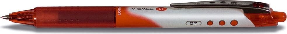 Tintenroller Pilot V-Ball 07 BLRT-VB7 2254, ca. 0,4mm, Druckmechanik,
Gehäusefarbe=Schreibfarbe, blau