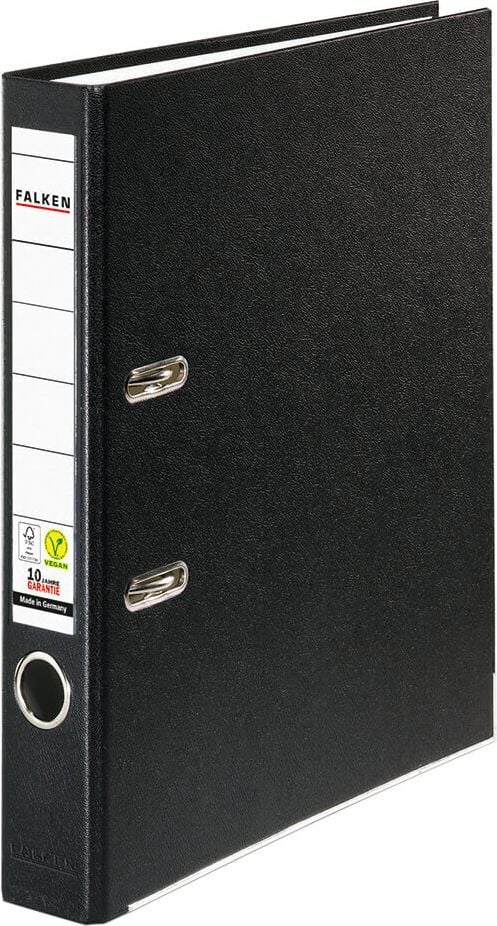 Ordner A4 Falken PP-Color 099841, 50mm, PP, A4, 5cm Rücken, PP-Folie, schwarz