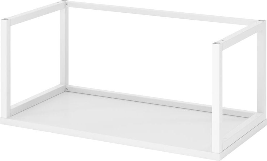Modul für Schranksystem Hammerbacher FlexWall Rahmenelement, Threespine-Klicksystem, 80 x 40 x 35,2 cm (B
x T x H), weiß