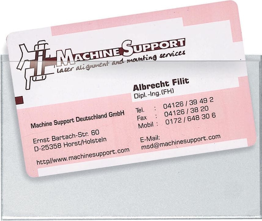Visitenkartentaschen Veloflex VELOCOLL 2209000, 90x57mm, oben offen, selbstklebend, Pack 12
Stück