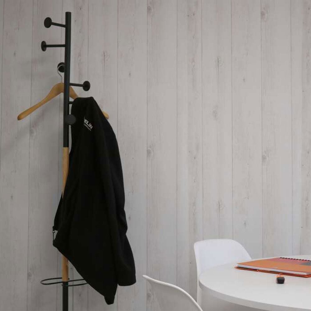Garderobenständer Unilux SNOOD 400202318, 6 Kleiderhaken, Schirmständer, 175cm Höhe,
Metall/Buche, schwarz, schwarz