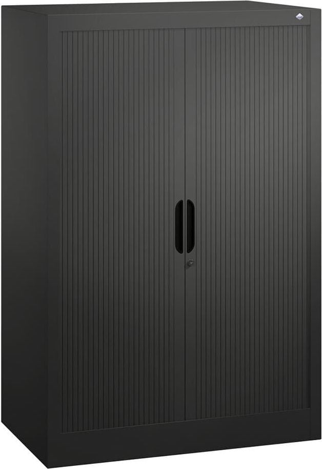 Aktenschrank CP Omnispace 3231-00, 80x123x42cm (BxHxT), 2 Querrollläden,
2 Fachböden, 3 Ordnerhöhen, anthrazit