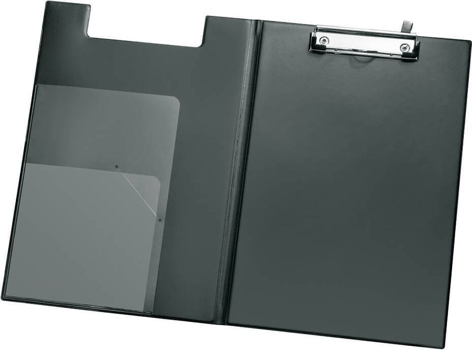Klemmmappen Veloflex Clipboard Komfort A4 4804980, 2 Innentaschen, schwarz, schwarz