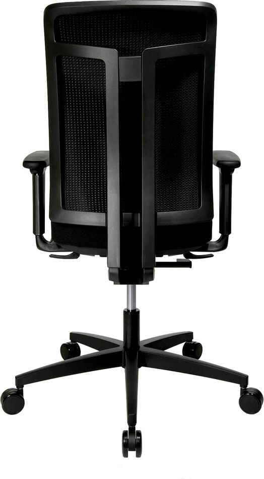 Bürodrehstuhl Wagner W7 Light, mit TW2 Armlehnen, Rückenlehne mit
Textilnetzbezug, Fußkreuz Aluminium poliert