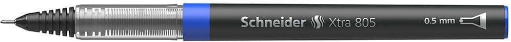 Tintenroller Schneider XTRA 805, ca. 0,5mm,
Edelstahlspitze, blau