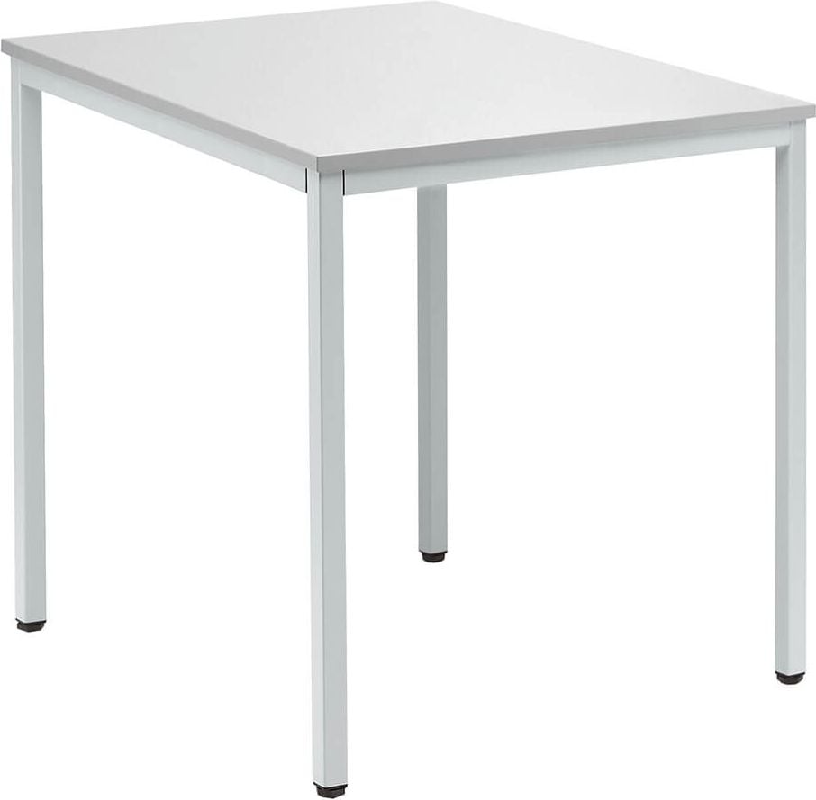 Mehrzwecktische Deskin Line 217238, 80x72x80cm (BxHxT), quadtratisch,
4-Fuß-Stahlrohrgestell lichtgrau, hellgrau