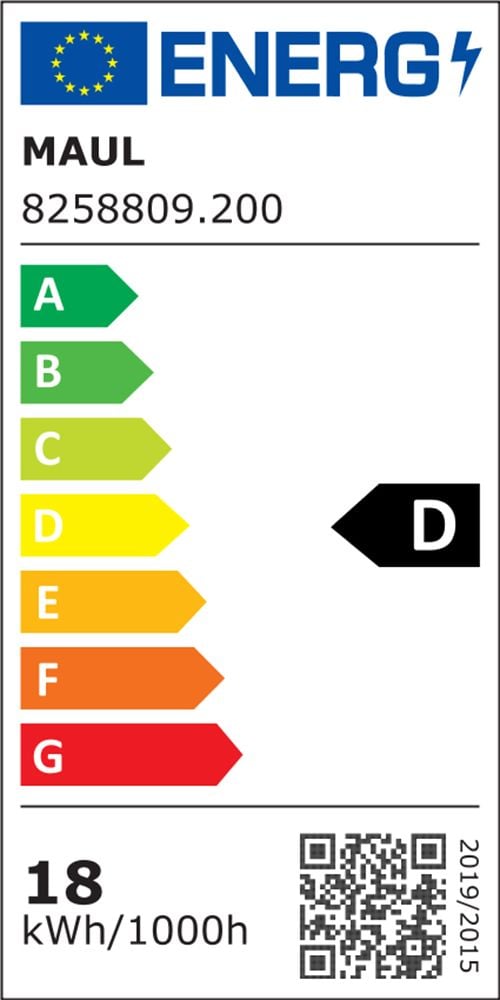 LED-Schreibtischleuchte MAULjuvis sensor 82587, 80 W, LED (neutralweiß), 3280/6500lm, stufenlos dimmbar, Bewegungs- und Tageslichtsensor, Tischklemme, schwarz