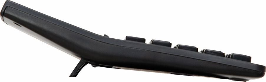 Tischrechner Maul ECO 850 7268890, 12-stelliges LC-Display, Solarbetrieb, Blauer Engel, schwarz