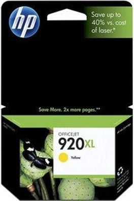 HP Tintenpatrone CD974AE Nr. 920XL, yellow, 700 Seiten