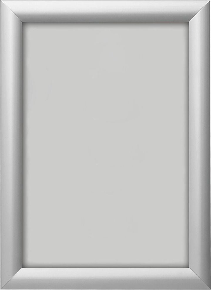Plakatrahmen deflecto Wechselrahmen SFA3S, A3, Aluminium-Rahmen silber, Schnappverschluss, 327x450x12mm
