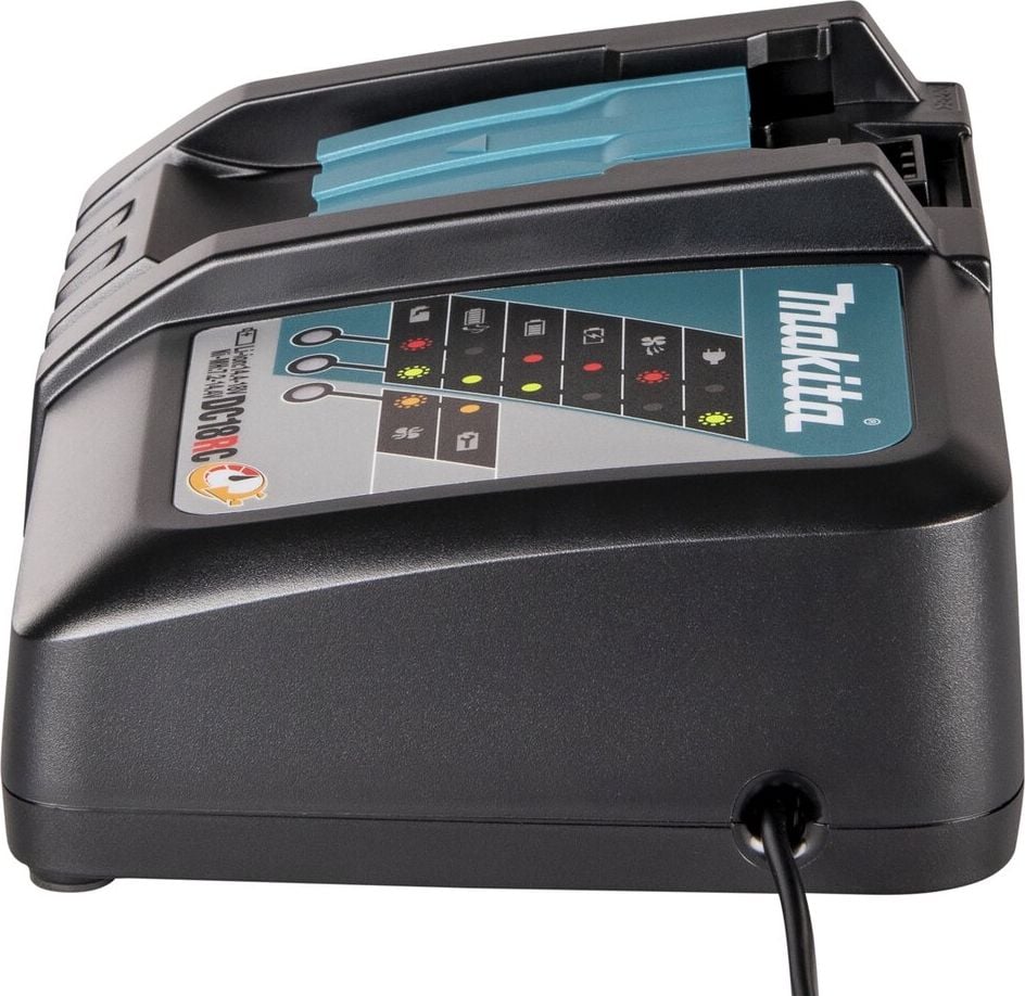 Akku-Ladegerät Makita DR18C, 14,4V - 18V, 5 Ah, LED Ladestandanzeige