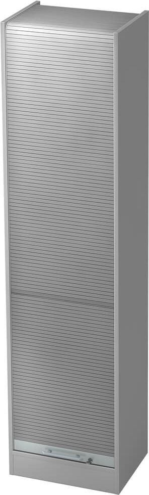 Aktenschrank Hammerbacher Solid SET50, 50x200,4x40cm (BxHxT), 1
Rollladen, Relinggriff, grau