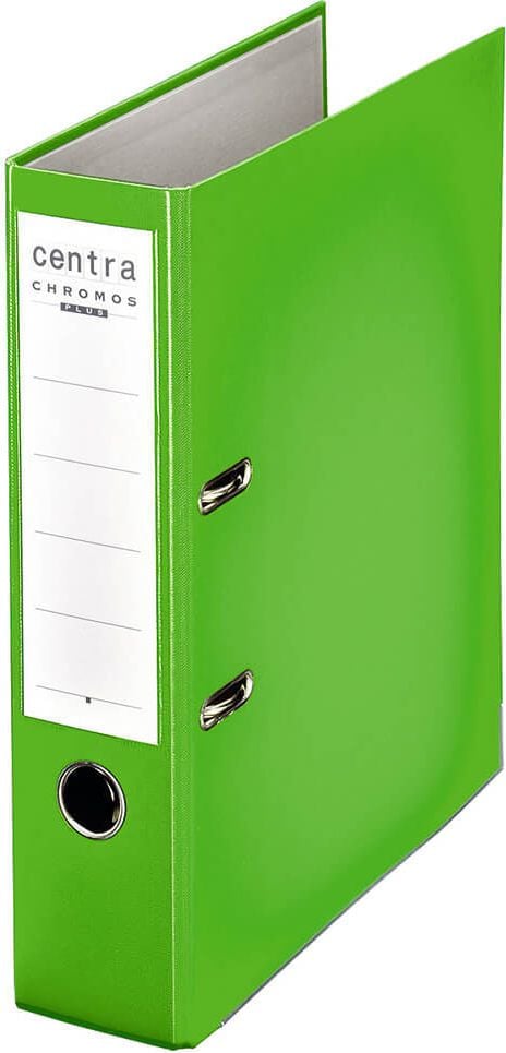 Ordner A4 Centra Chromos 2301, 80mm, PP, A4, 8cm Rücken, PP-Folie, hellgrün