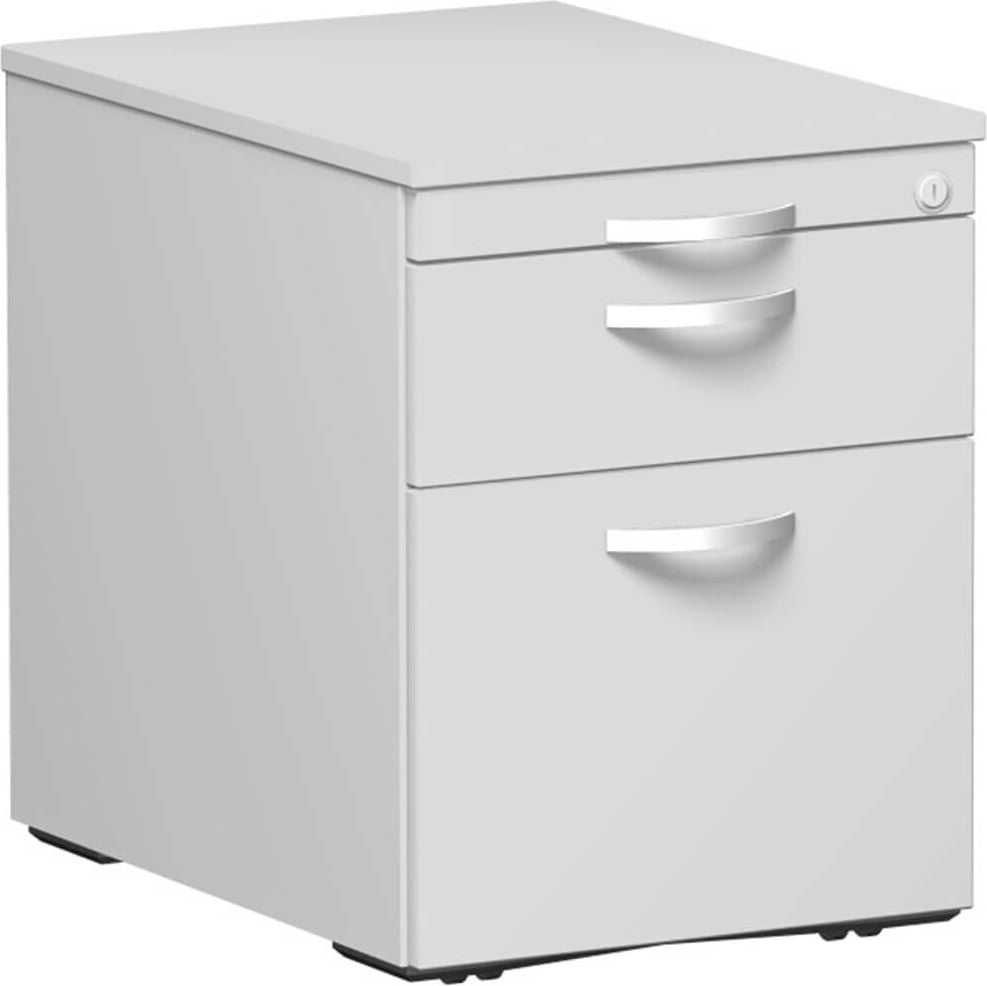 Rollcontainer Geramöbel Venedig S-530152, 43,8x60x56,6cm (BxTxH), 2
Schübe, Bogengriff, buche