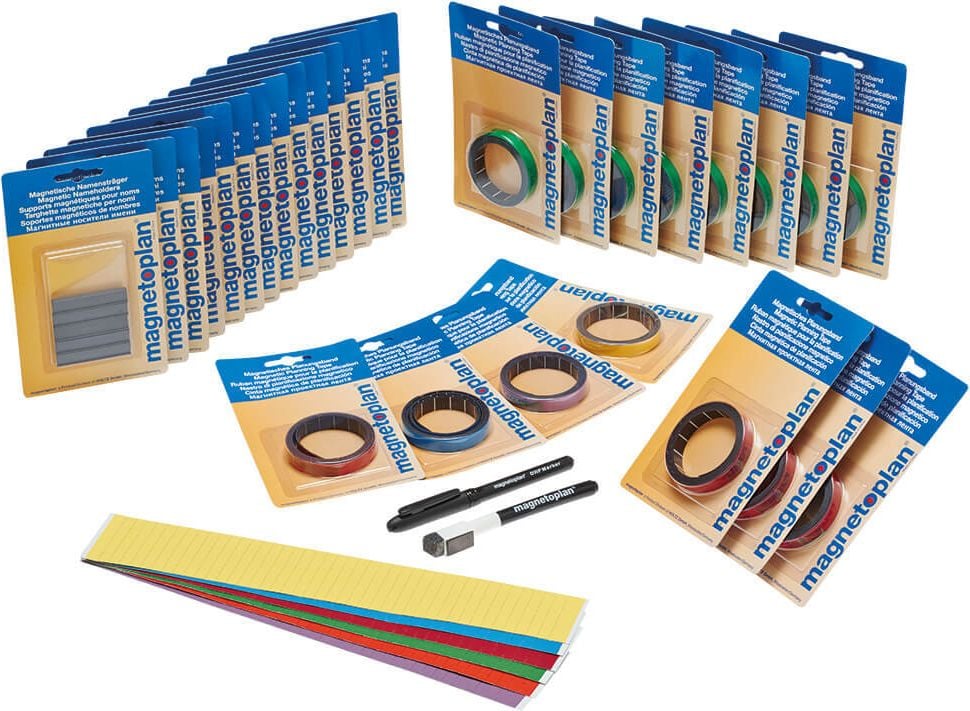 Planungstafeln-Zubehör-Set Magnetoplan 37055, Zubehörset für Jahresplaner