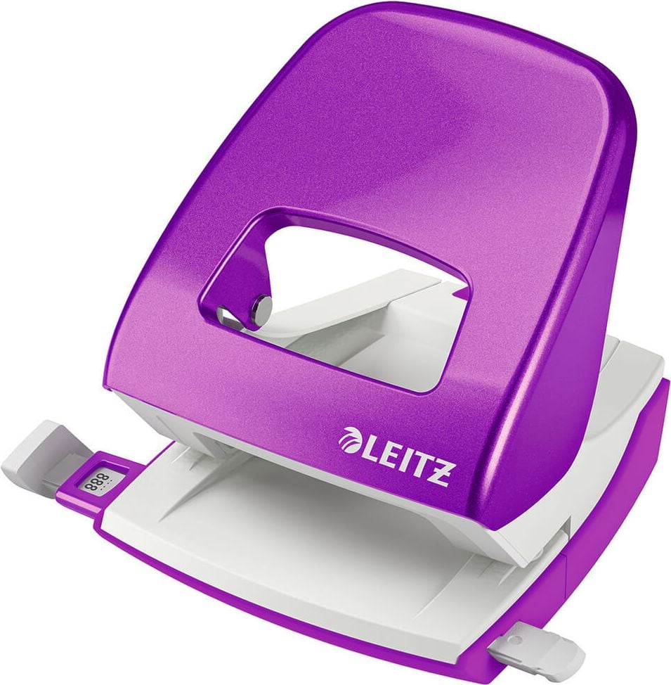 Locher Leitz New NeXXt 5008 WOW, ca. 30 Blatt, Anschlagschiene, violett