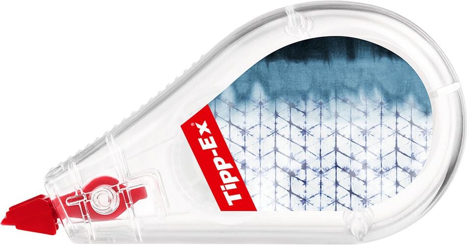 Korrekturroller Tipp-Ex Mini Pocket Mouse Decors 8922365, 5mm breit/6m lang, Gehäuse batikblau, Pack
10 Stück