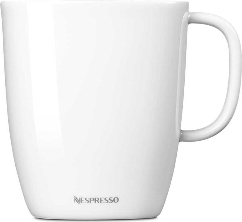 Tassen Nespresso Lume Coffee Mug, 12 Tassen, 240 ml, Porzellan, weiß