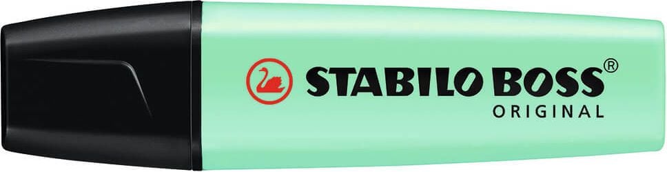 Textmarker STABILO BOSS ORIGINAL Pastel 70, ca. 2-5mm, Keilspitze, hellgrün