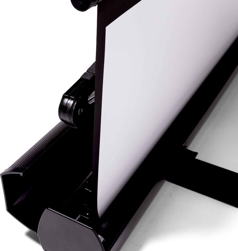 Bodenleinwand Magnetoplan Pull-Up 202501942, Projektionsfläche 200x150cm, Format 4:3,
höhenverstellbar, Tragegriff, 4K HD