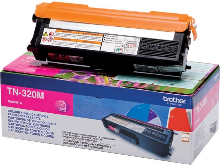 Brother Lasertoner TN-320M, magenta, 1.500 Seiten
