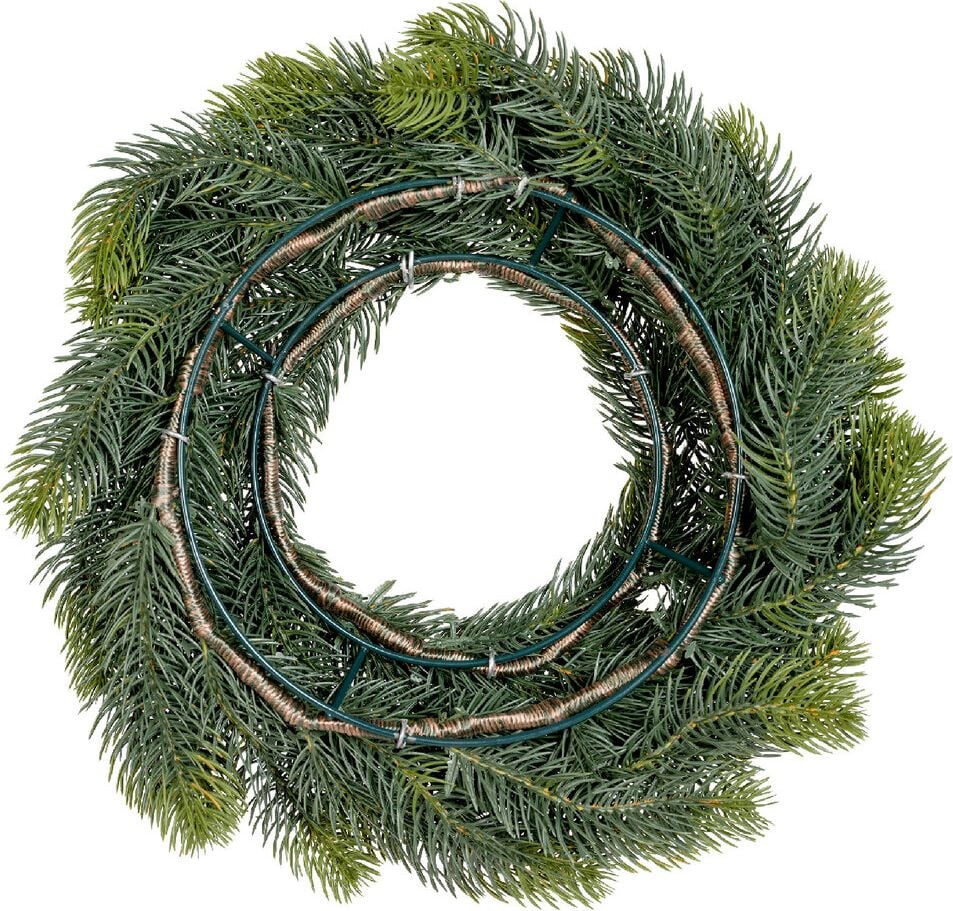 Weihnachtskranz EVERLANDS Winnipeg, 50cm, PVC, für den Innen- und Außenbereich,
grün