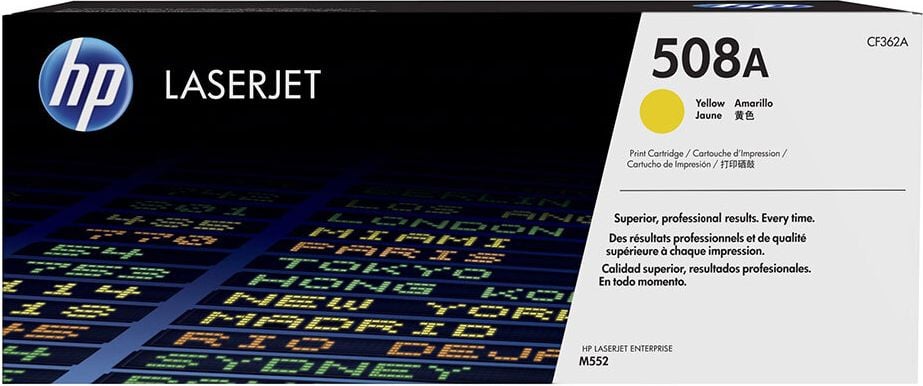HP Lasertoner CF362A Nr. 508A, yellow 5.000 Seiten