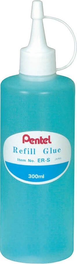 Klebstoff Pentel Rollkleber Nachfüllflasche ER-S, für ER153-GS, 300ml