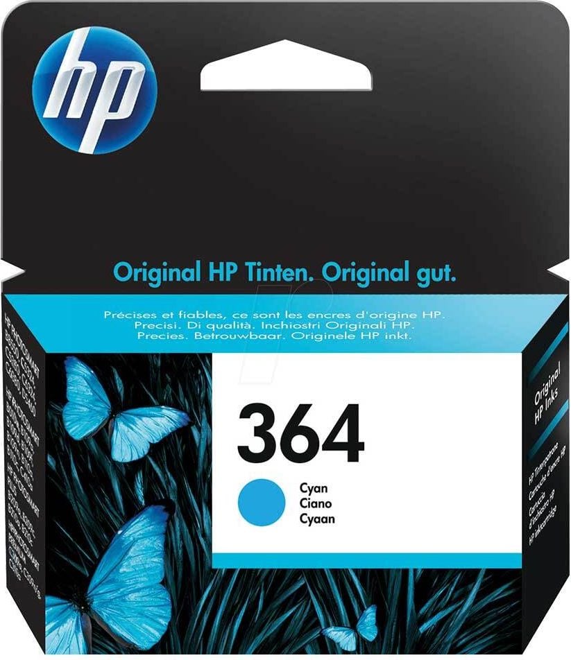 HP Tintenpatrone CB318EE Nr. 364, cyan, 300 Seiten