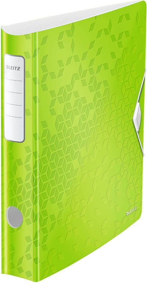Ordner A4 Leitz Active WOW 1107, 65mm, Polyfoam, A4, 6,5cm Rücken, 180 Grad, Kunststoff, grün